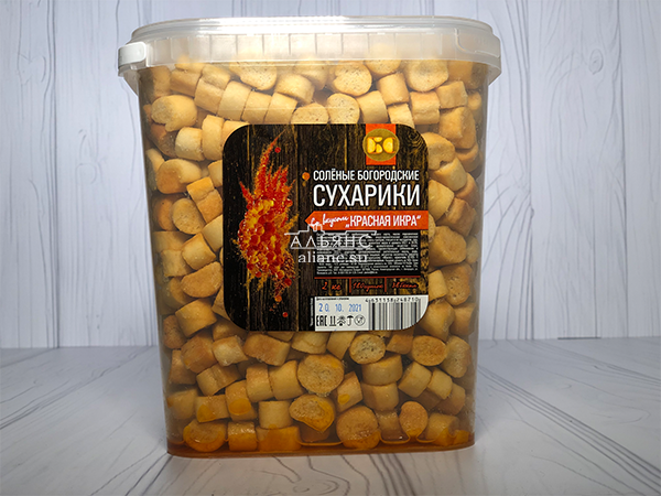 Сухарики с красной икрой в Стерлитамаке