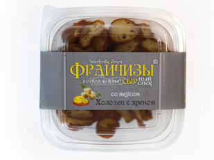 Мясные снеки: Фрайчизы со вкусом холодец и хрен (100 гр.)