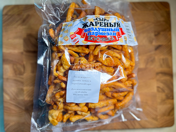 Жареный сыр "ВКУСНЯШКА" со вкусом пармезан (500 гр) в Стерлитамаке