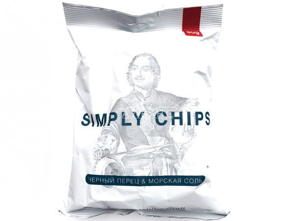 Картофельные чипсы "Simple chips" Морская соль и черный перец 80 гр. в Стерлитамаке